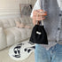 1pcs Solid Color Drawstring Cosmetic Bag Travel Cosmetic Lipstick Candy Organizer Pouch Christmas Gift Packaging Bag Storage Bag